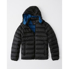 Abercrombie & Fitch 男士厚款連帽羽絨外套 保暖防風 J714 S