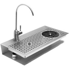 싱크대 세척기 컵 업소용 카본스틸 회전 레스토랑 텀블러 커피, 4521 정수기 수전  스틸