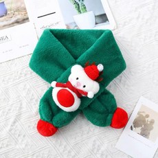 【爆品熱銷】圣誕節禮物圍巾 兒童保暖毛絨圍脖 冬季卡通加厚寶寶男女童脖套
