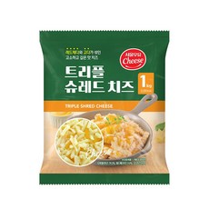 트리플 슈레드치즈, 1kg, 1개, 혼합치즈(모짜렐라+고다+레드체다)