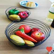 정리용품 과일 이나 야채 를 담을 때 땐 다용도 철제 바구니, 대