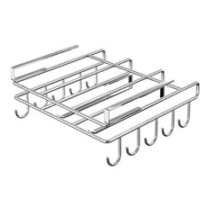 도마수납대 스텐 도마 거치대 1단 후크형 도마받침대 도마걸이 79000EA 1EA, 실버 1단 후크형