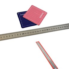 스케일자 휴대용 학생용 30cm 철재 스틸자 쏙템, 1개