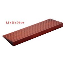 斜坡板專家 木製坡板總彙 台灣製造 工廠直營 斜坡板 居家斜坡板 公共設施 跨門檻斜坡板, 1個, 木製斜坡板 高5.5長25寬70cm