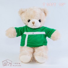小熊家族 坐姿25公分 T-shirt泰迪熊 奧運羽球 麟洋配 限量 台灣製作, 1個, 不繡字