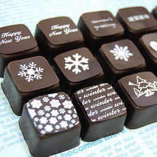 초콜릿 전사지 겨울 종합 TSW1307 2셋트, 2세트, 3g