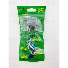 樂小樂生活美妝 金柔潤雙層輕便刮鬍刀(2入) 廣角型/潤滑型 刮鬍刀, 1個