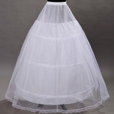 아트리움 드레스속치마 한복속치마 패치코트 3단와이어 패티코트 롱-4