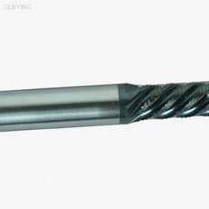 하이스 라핑 엔드밀 탱크파워 7x10x16x66MM TiAlN 내열코팅공구 금속가공시간단축, 1개
