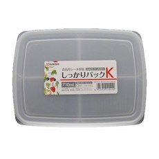 나카야 앳홈 냉장고 냉동실 정리 4칸 나눔용기 밀폐용기, 3개, 710ml