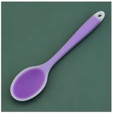 컬러풀 실리콘 숟가락 내열성 논스틱 쌀 주방 식기 학습 요리 도구, 04 f