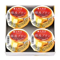 분메이도 긴자푸딩 4개입, 단품, 20.3g