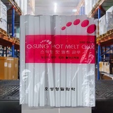 글루건용 핫멜트 대형 1봉지 점착 조화 방진 스틱형 비닐 목가공