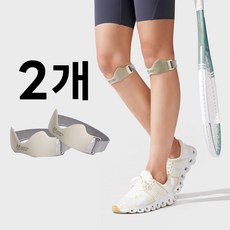 Northdeer 실리콘 슬개건밴드 슬개골 에어백 무릎보호대, 카키색, 2개