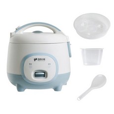 키친아트 1~3인용 전기밥솥 KRC-6903 취사 보온 다용도찜기 미니밥솥, 블루