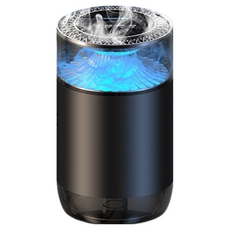 貓神 海山雲霧智能車用香薰機 隨車啟停 納米霧化 去味淨化 炫彩氛圍燈, 1個, 【北國雪松】貓神 海山雲霧車用香氛機