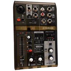 Yamaha AG03 MK2 LSPK 錄音套裝組 直播 電競 Podcast 公司貨 一年保固, AG03 MK2 黑色 單主機