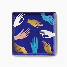 콜렉션비 옥타에보 octaevo Tray Hamsa, Pink