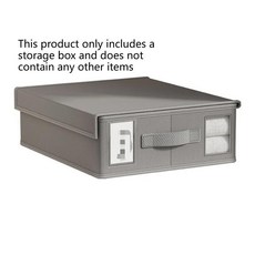 부직포 침구 보관 상자 이불 커버 베개 의류 옷장 홈 패브릭 케이스 접이식 시트, 2. Grey