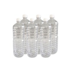 생활을그리다 PET 투명 생수용기, 6개, 1.8L