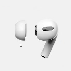 에어팟 프로 호환 실리콘 이어팁 이어캡 4개입, L, 1개