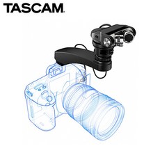 타스캠 TASCAM TM-2X DSLR 카메라 캠코더 스테레오 마이크, 선택1, 1개