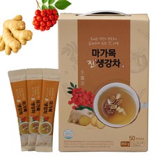 TV홈쇼핑 마가목 진생강차 국내산 건강차 분말가루 고명 건강차, 2박스, 53개입, 17g