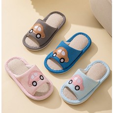 준캡 통기성좋은 아동슬리퍼 붕붕카린넨2 거실화 답례품 사은품 펜션 학원 학교