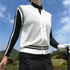 로로얼로이 여성 골프조끼 여름 냉감 매쉬 베스트 빙하 쿨링 집업조끼