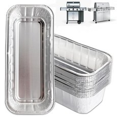 DcYourHome Weber Summit 400/600 Genesis II & Genesis II LX 400 및 600 시리즈 가스 그릴(2016+)용 70379 캐치 팬, 알루미늄, Silver-For Weber Genesis II 40