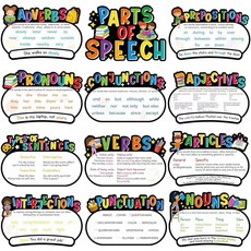 BELL 벨eAngle 교실 문법 교육용 포스터 12개 부품 영어 게시판 세트 홈스쿨 초등학교 용품용 192382