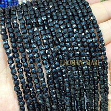 석면 처리 큐브 사각형 스페이서 비즈 쥬얼리 만들기 귀걸이 팔찌 참, 1개