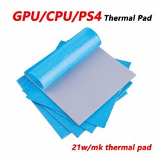 패드 21W MK 방열판 전도성 실리콘 냉각 100X100MM, 05 1.5mm thickness, 21W 70x20mm