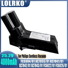 XC8347/01 SpdPro Max 진공 청소기(과충전 보호 기능 ) 범용 25.2V 교체 배터리, 02 4000mAh