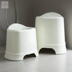 CDRW 목욕탕 의자 화이트 욕실 보조 의자, 대