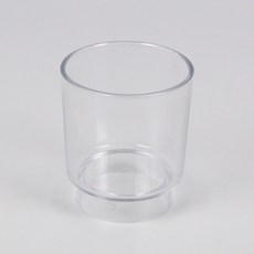 국산 투명 욕실 컵 원형 양치컵 욕실용품 욕실악세사리 칫솔컵 물컵, 1개