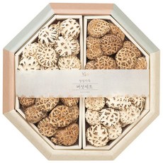 [우리버섯] 명절선물 감사인사 선물세트 팔각 백화고 다화고 혼합세트 (백화고 240g 다화고 180g), 1세트