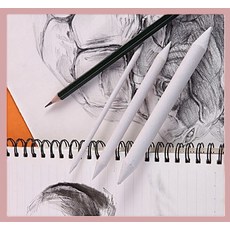 데생 수정기 드로잉 스케치 종이 지우개 3종 찰필 미술 음영 연필 그라데이션 콘테