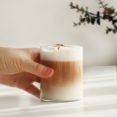 샤르망 홈카페 내열유리 심플 일자컵 220ml, 6개