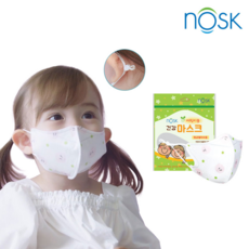 노스크 끈조절 어린이건강마스크 3매입 1개 개별포장 3중향균필터 새부리형, 1세트, 3개입