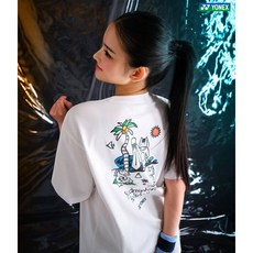 요넥스 261TS054U 배드민턴 오버핏 반팔 티셔츠 남녀공용