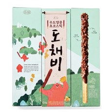 제주를 만난 우도땅콩 초코스틱 도채비 3박스 18개, 1개, 324g