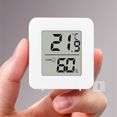 위로올라 미니 디지털 온습도계(화이트) 실내온도