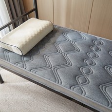 사이즈 매트리스 1인 60x120cm 접이식토퍼, 항균 라텍스 (드림 그레이 6cm)