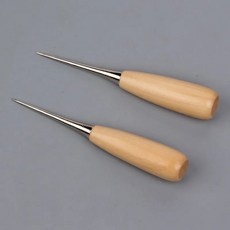 공예 DIY 라탄 마크라메 나무 송곳 수예 재봉B.H, 1개, 나무송곳