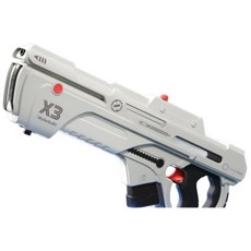 商檢合格 X3水牛水槍 全自動電動水槍 兒童高壓水槍 水上打水仗玩具, X3水牛水槍白色