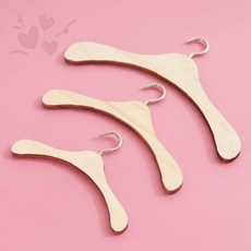 반려동물 의류 보관용 원목 행거 소형 애완견 옷 정리 수납 거치대, 1개
