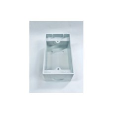 PVC 노출박스 콘센트용 박스 (승압) 1개용 화이트 콘센트박스 노출box, 1개