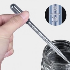 투명눈금 스포이드 정밀소분용 3ml, 1개, 1ml