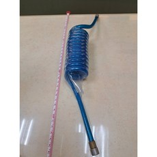 台灣製造 無油式空壓機 鋼彈模型美甲噴漆噴槍無油靜音5X8夾紗卷管, 1個, 藍色,二聯式發票